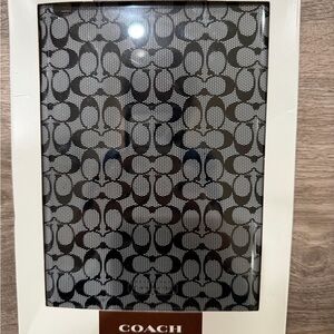 Coach Black and White iPad Case